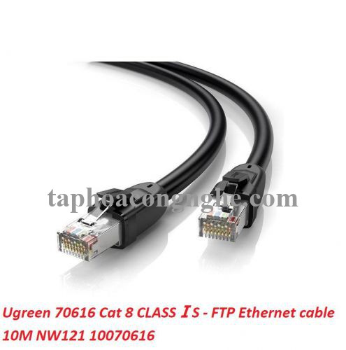 Ugreen 70616 10M cat8 CLASS S FTP Cáp nối mạng truyền dữ liệu giữa các máy tính NW121 30070616